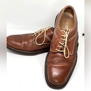 BOEMOS Brown Lace Up Leather Shoes Size 11.5